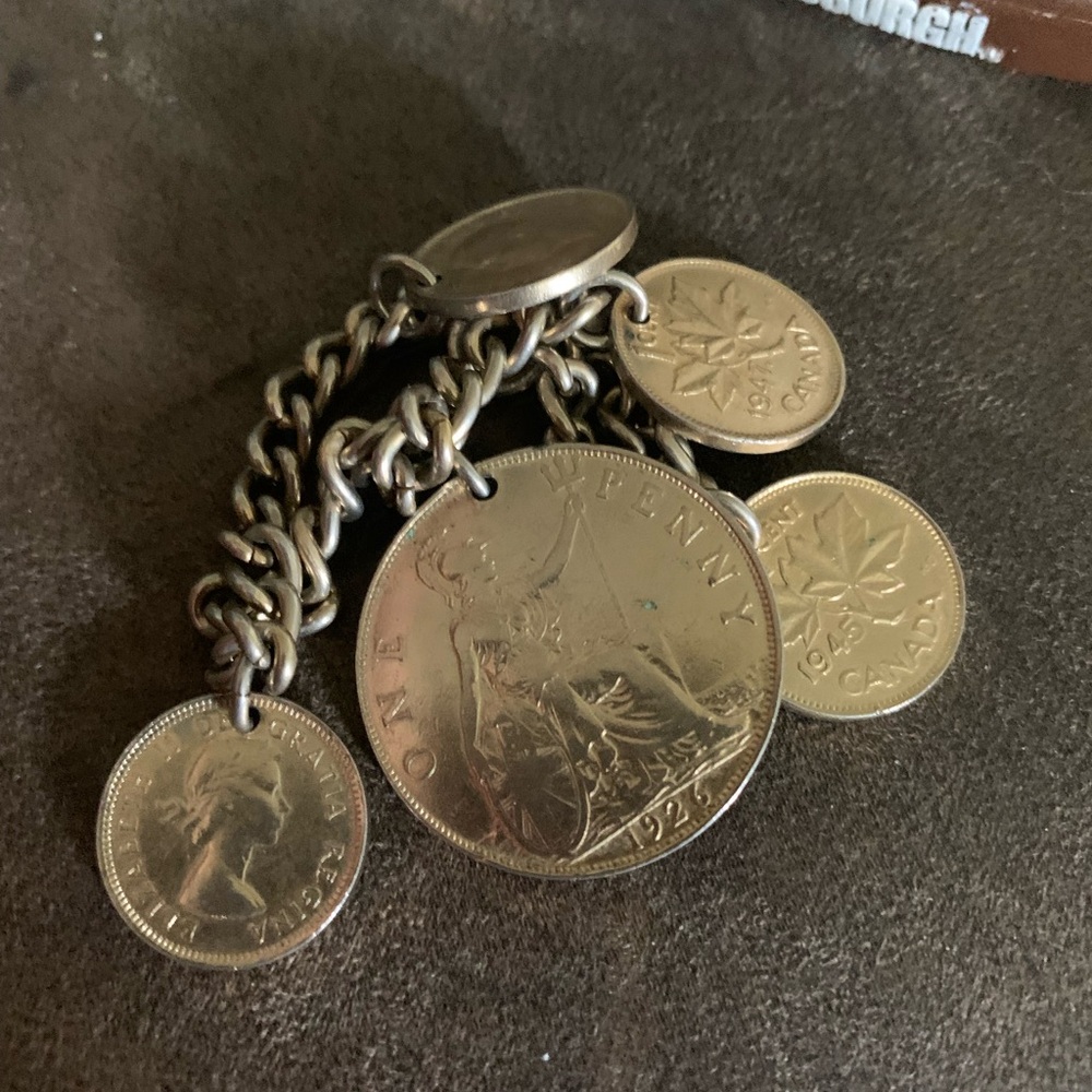 coin bracelet gold plated